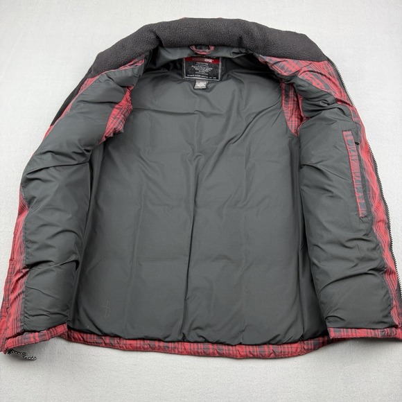 Eddie Bauer WeatherEdge Plaid Puffer Vest Mens Large Goose Down - Picture 7 of 12